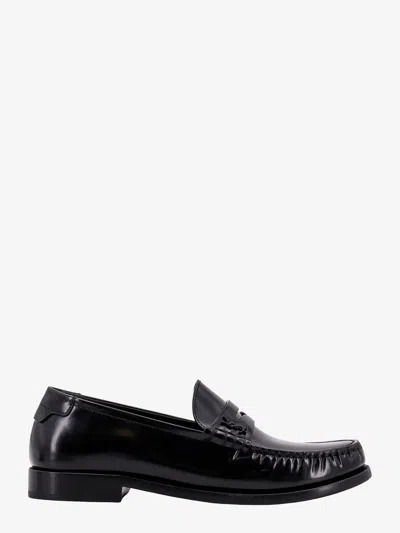 Saint Laurent Le Loafer Black Patent Leather Penny Loafers