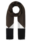 Saint Laurent Women Printed Modal Blend Scarf In Multicolor