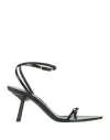 Saint Laurent Kitty Sandal Sandal In Black