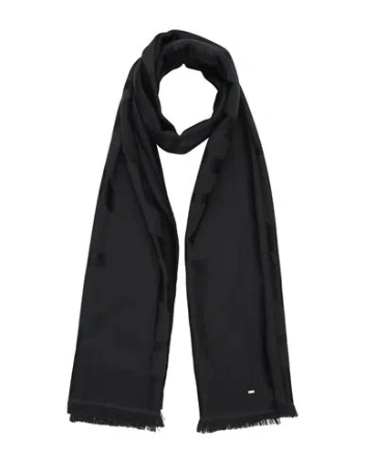 Saint Laurent Woman Scarf Black Size - Wool