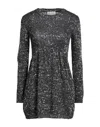 Saint Laurent Short Dresses In Grey