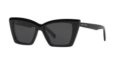 Saint Laurent Woman Sunglass Sl 657 In Black