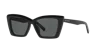 Saint Laurent Dark Grey Cat Eye Ladies Sunglasses Sl 657 001 54 In Black