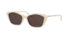Saint Laurent Cat-eye Frame Sunglasses In Brown