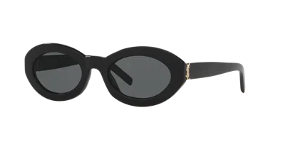 Saint Laurent Woman Sunglass Sl M136 In Black