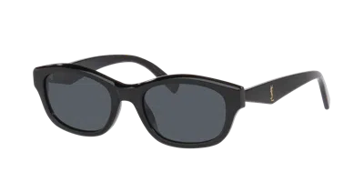 Saint Laurent Oval Sunglasses Sl M172 001 In Multi