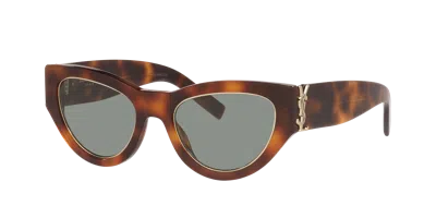 Saint Laurent Woman Sunglass Slm94rim In Green