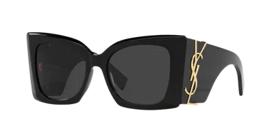 Saint Laurent Woman Sunglasses Sl M119 Blaze In Black
