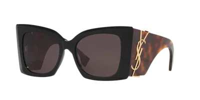 Saint Laurent Woman Sunglasses Sl M119 Blaze In Brown