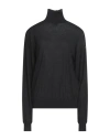 Saint Laurent Woman Turtleneck Black Size L Wool