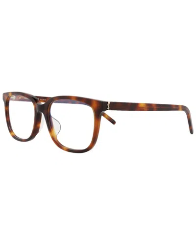 Saint Laurent Women's 55mm Optical Frames In Brown