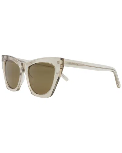 Saint Laurent Women's 55mm Sunglasses In Green