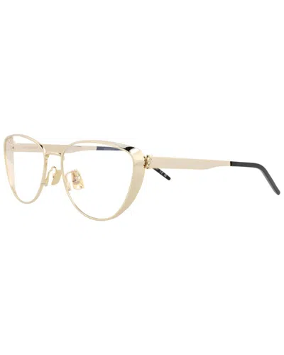 Saint Laurent Women's 57mm Optical Frames In Gold