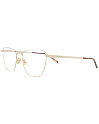 Saint Laurent Women's 57mm Optical Frames In Gold