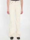 Saint Laurent 70s Jeans In Cream