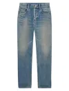 Saint Laurent 90s Slim Ankle Trousers Belt Loops