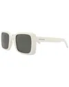 Saint Laurent Women's Aa0064s 51mm Sunglasses In White