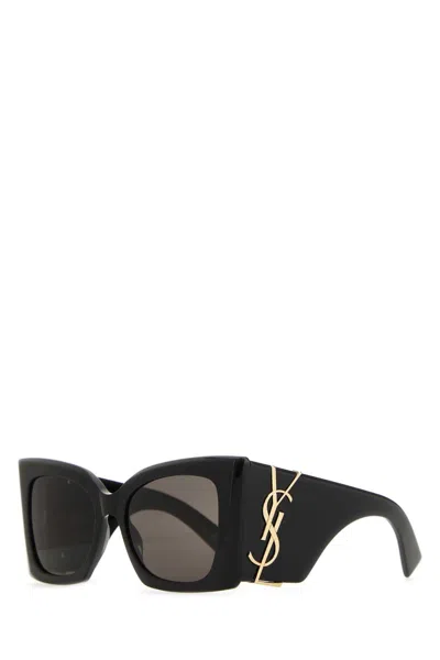 Saint Laurent Women's Acetate Sl M119 Blaze Sunglasses In Black