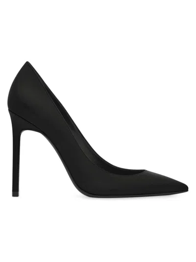 Saint Laurent Women's Anja Pumps In Leather In Black