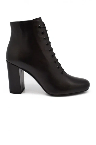 Saint Laurent Women Babies 90 Ankle Boots In Black