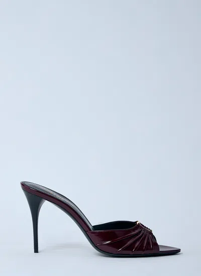 Saint Laurent Women Babylone Heeled Mules