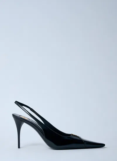 Saint Laurent Women Babylone Heeled Mules