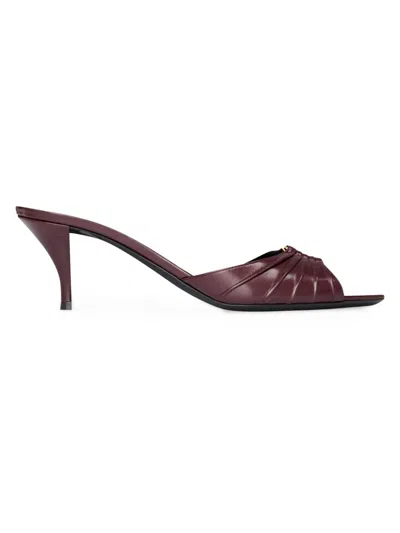 Saint Laurent Women's Babylone Mules In Smooth Leather