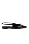 Saint Laurent Blade Patent Slingback Pumps In Black