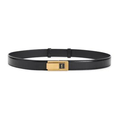 SAINT LAURENT WOMEN'S BELT WITH CHARNIERE BUCKLE