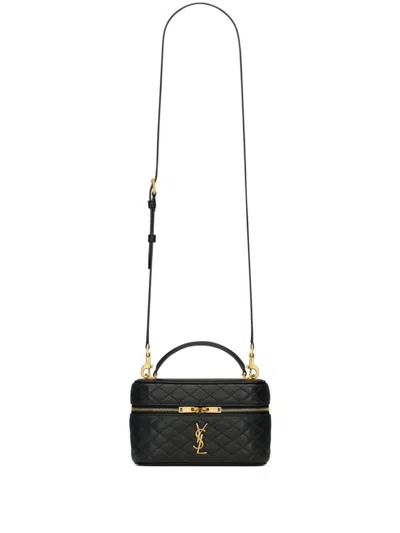 Saint Laurent Black Logo Crossbody Bag