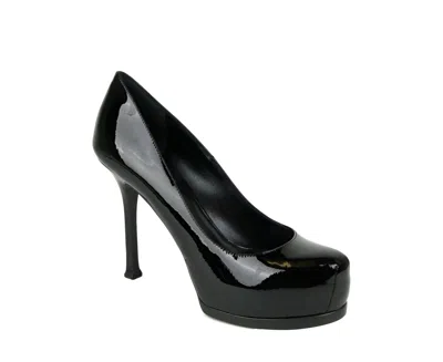 Saint Laurent Patent Pump In Black