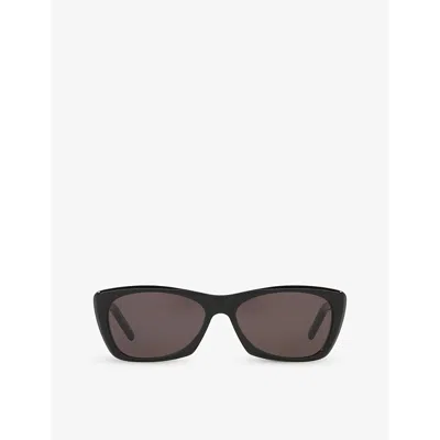 Saint Laurent Womens Black Sl613 Cat-eye Frame Acetate Sunglasses