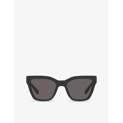 SAINT LAURENT WOMENS BLACK SL641 CAT-EYE FRAME INJECTED SUNGLASSES