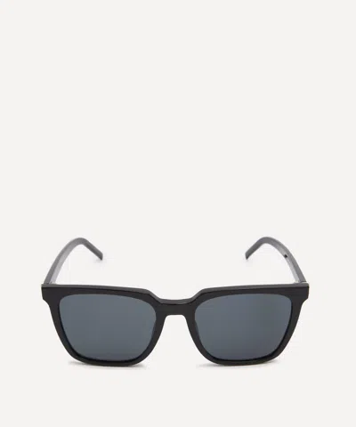Saint Laurent Women's Black Square Acetate Sunglasses