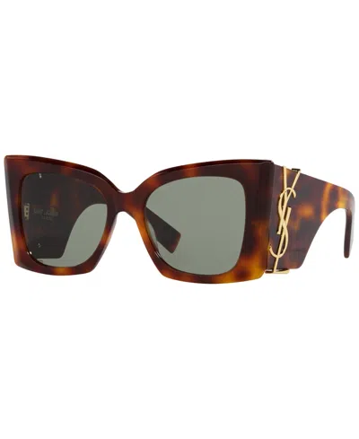 Saint Laurent Printed Acetate Sl M119 Blaze Sunglasses In Multicolor