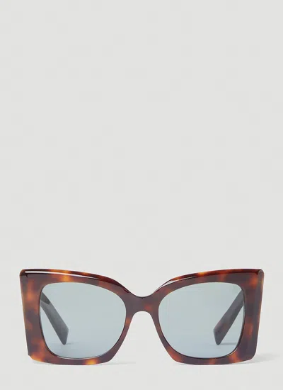SAINT LAURENT SAINT LAURENT WOMEN BLAZE TORTOISESHELL SUNGLASSES
