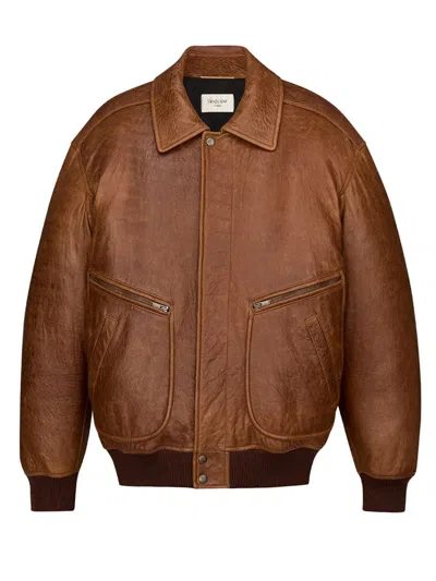 Saint Laurent Women Blouson In Brown