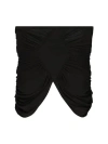 Saint Laurent Women's Cupro Top In Black
