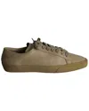 Saint Laurent Women's Calfskin Leather Sl/06 Court Classic Low-top Sneaker  (authentic Pre-loved) In Brown