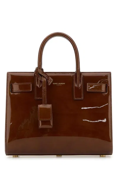 【関税&送料込】Saint Laurent Caramel Leather Nano Sac De Jo Saint Laurent Women Caramel Leather Nano Sac De Jour Handbag