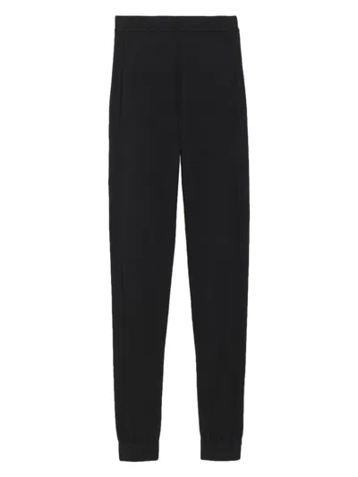 SAINT LAURENT WOMEN'S CASHMERE LEGGINGS