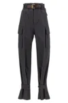 Saint Laurent Cassandre Cargo Pants In Gray