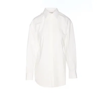 Saint Laurent Women Cassandre Cotton Poplin Shirt