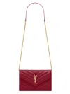 Saint Laurent Cassandre Envelope Chain Wallet