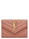 Saint Laurent Cassandre Wallet In Coralparad