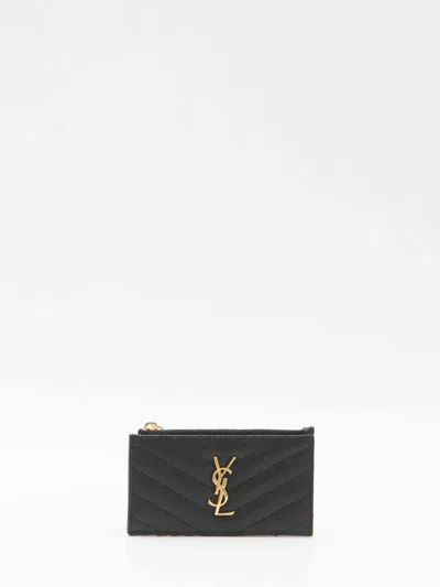 Saint Laurent Women Cassandre Fragments Cardholder