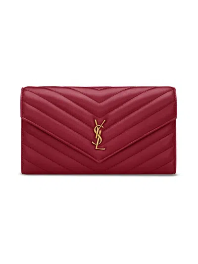 Saint Laurent Women's Cassandre Large Flap Wallet