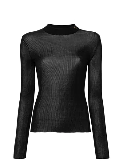 Saint Laurent Women's Cassandre Logo Top
