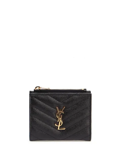 Saint Laurent Women `cassandre Matelassé` Bi-fold Wallet