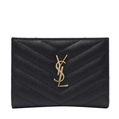 Saint Laurent Women Cassandre Matelasse' Fragments Wallet